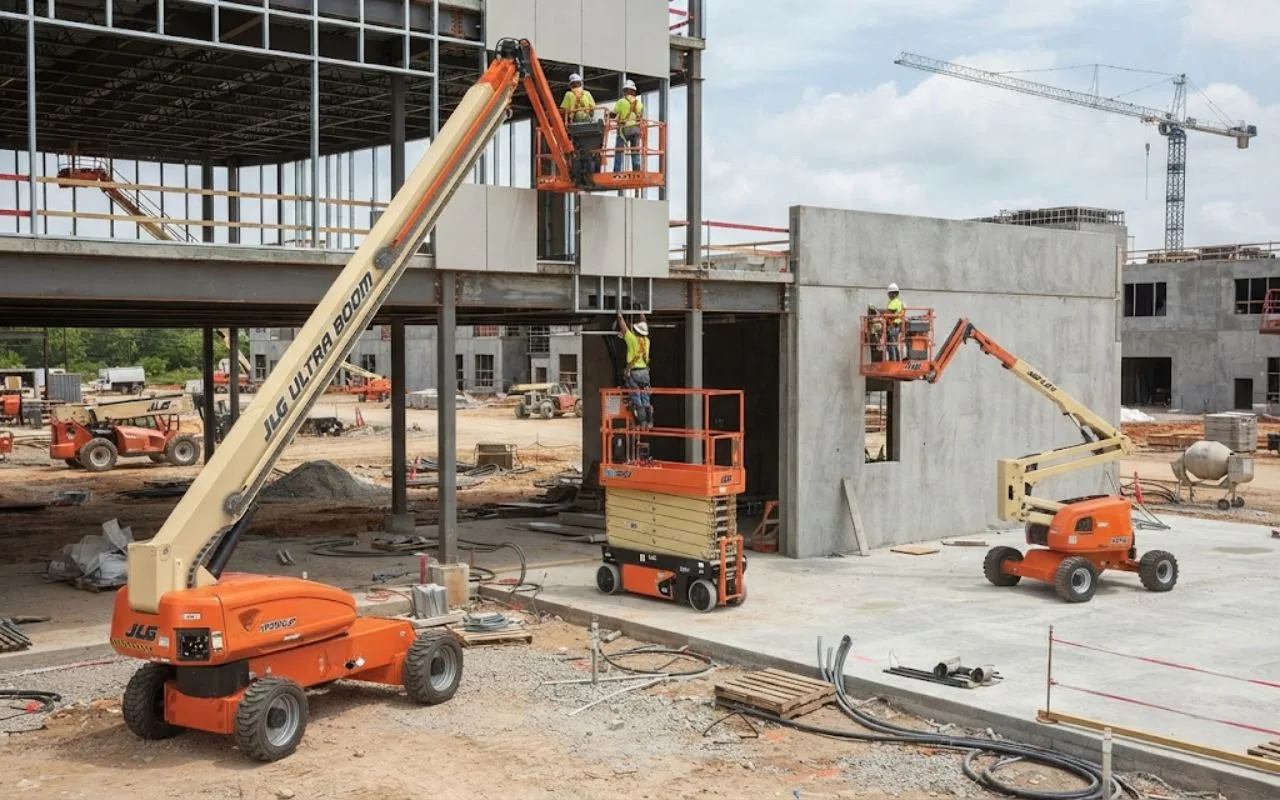 Plataformas elevatórias para locação na CLM — Dourados, Campo Grande e Três Lagoas MS