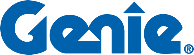 Logo Genie — marca parceira da frota CLM
