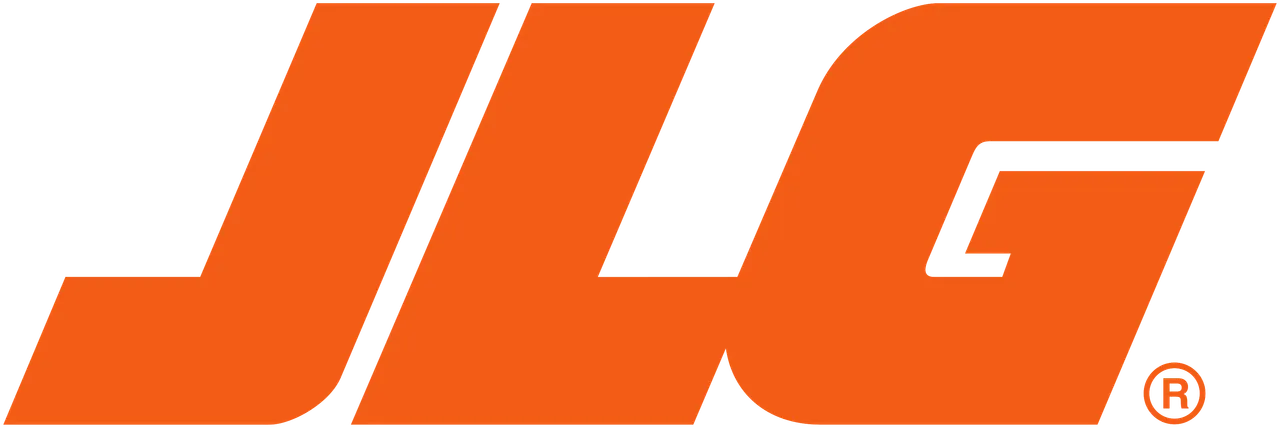 Logo JLG — marca parceira da frota CLM
