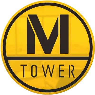 Logo M-Tower — marca parceira da frota CLM