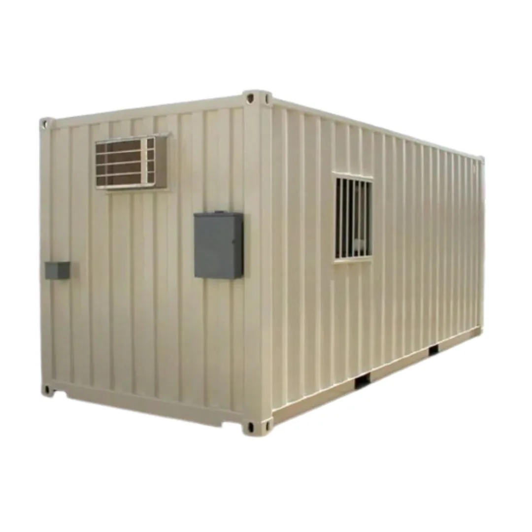 Container escritório 2,44 × 3,00m com ar — locação CLM MS