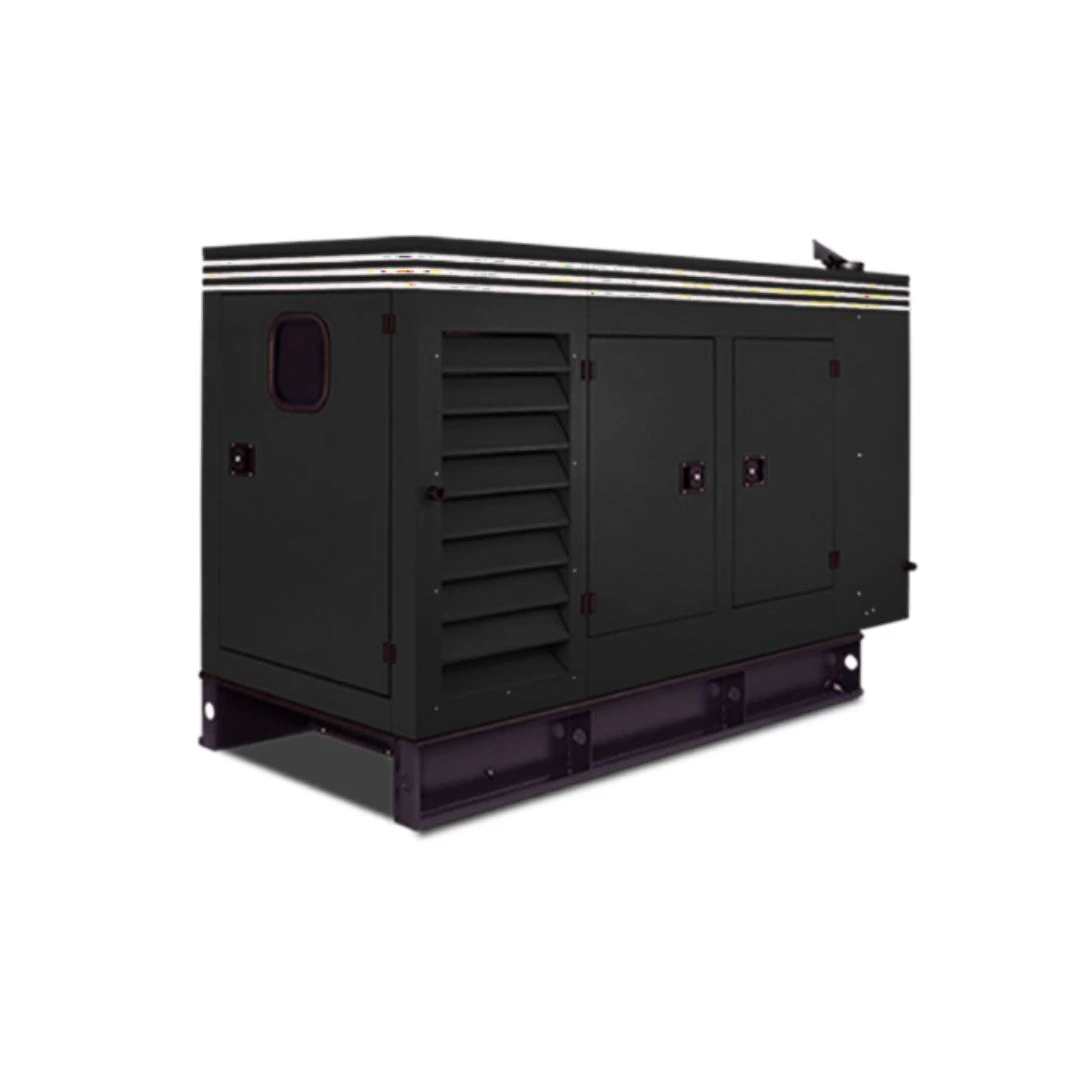 Gerador silenciado 100 kVA diesel — locação CLM MS