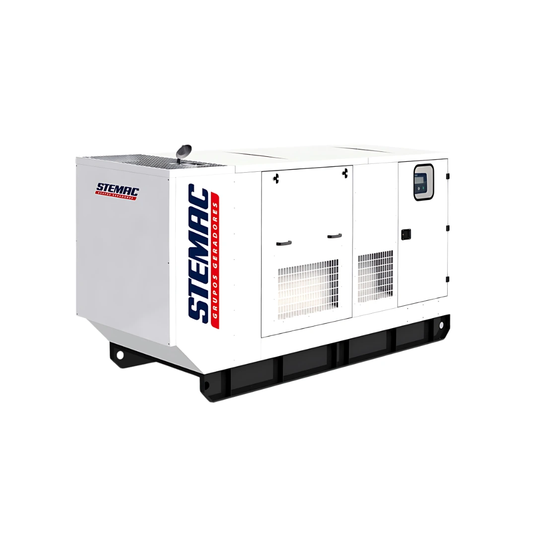 Gerador silenciado 150 kVA diesel — locação CLM MS