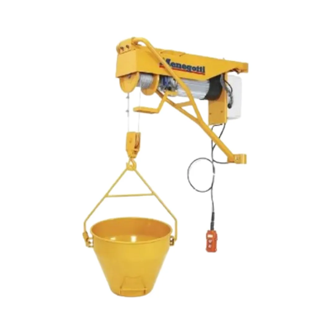 Guincho de coluna 350 kg × 30m cabo — locação CLM MS