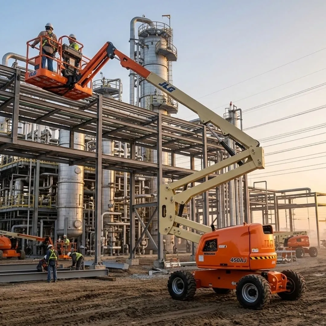 Plataforma articulada JLG 450AJ Série II — 16m — locação CLM MS