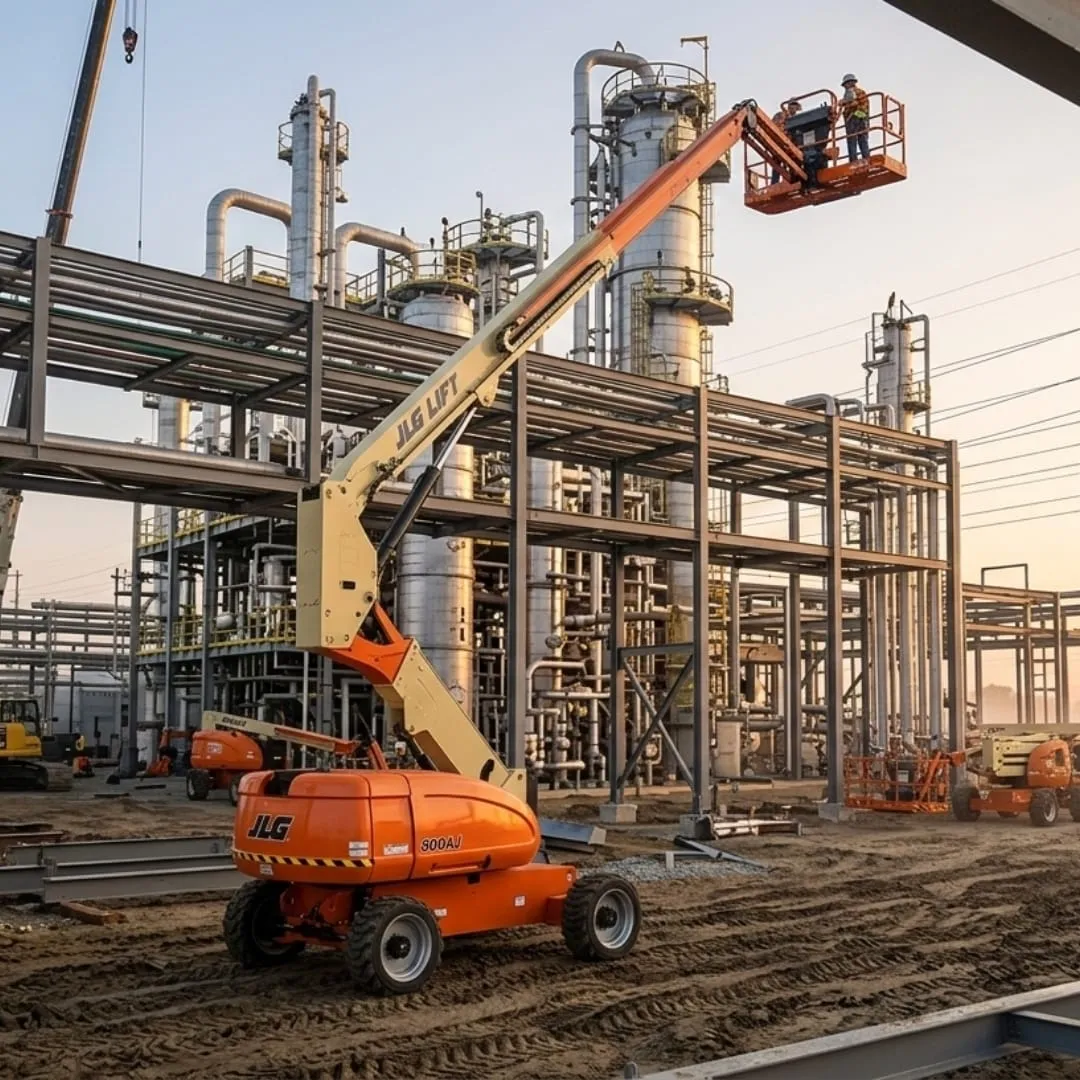 Plataforma articulada JLG 800AJ — 26m — locação CLM MS