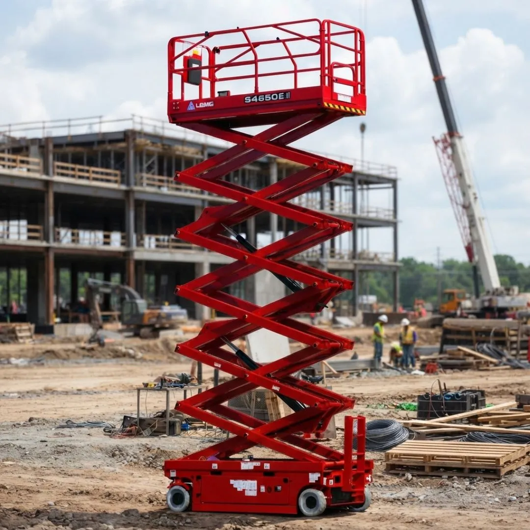Plataforma tesoura LGMG S4650E-2 — 16m — locação CLM MS