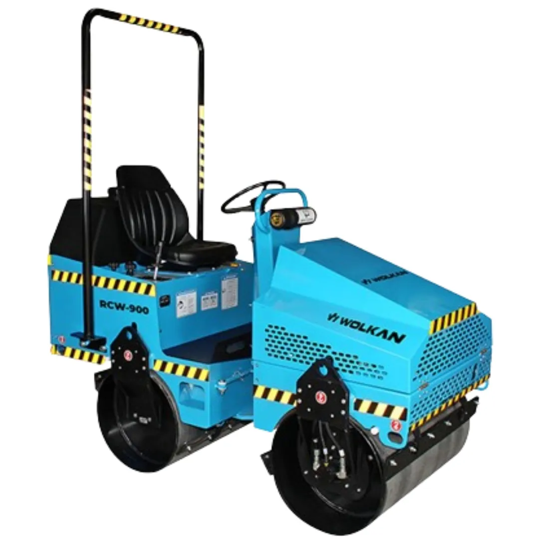 Rolo compactador chapa lisa — Wolkan RCW 900 — locação CLM MS