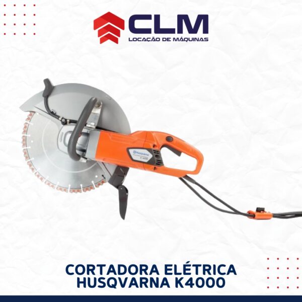 Locação de Cortadora Elétrica Portátil Husqvarna K4000