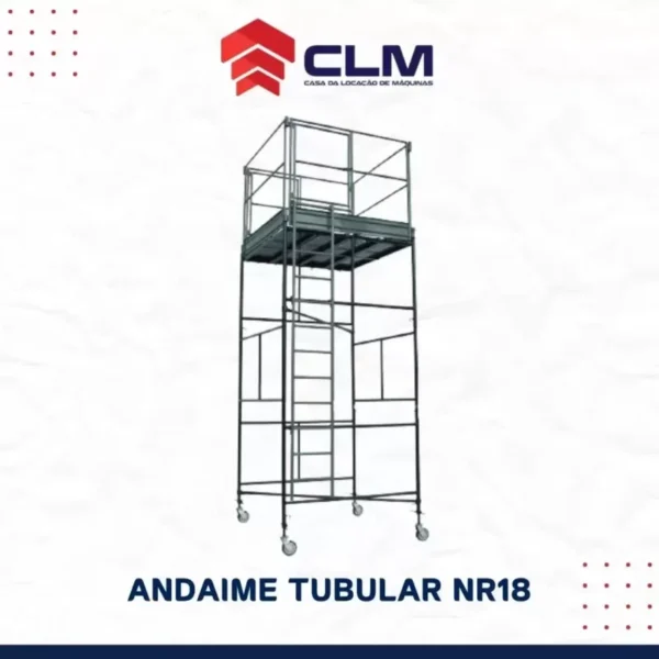 Locação de ANDAIME TUBULAR NR18