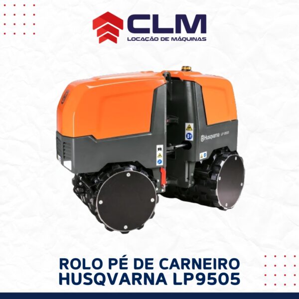 Locação de ROLO COMPACTADOR PÉ DE CARNEIRO HUSQVARNA