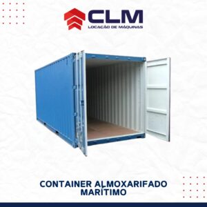 Locação de CONTAINER ALMOXARIFADO MARÍTIMO