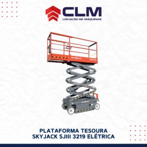 Locação de PLATAFORMA TESOURA SKYJACK SJIII 3219 ELÉTRICA (BATERIA)