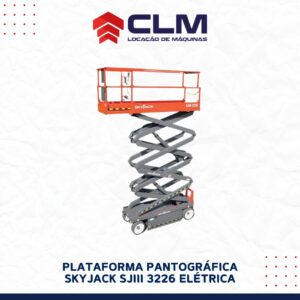 Locação de PLATAFORMA TESOURA SKYJACK SJIII 3226 ELÉTRICA (PTA PANTOGRÁFICA)