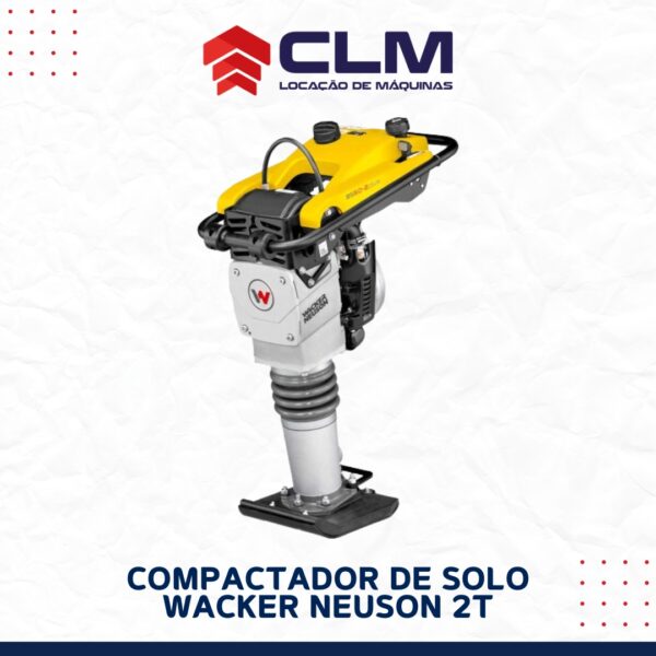 Locação de COMPACTADOR DE PERCUSSÃO A GASOLINA 2T WACKER BS 50-2I
