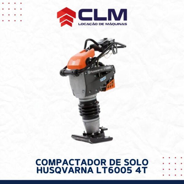 Locação de Compactador de solo – HUSQVARNA LT 6005 (Sapo)