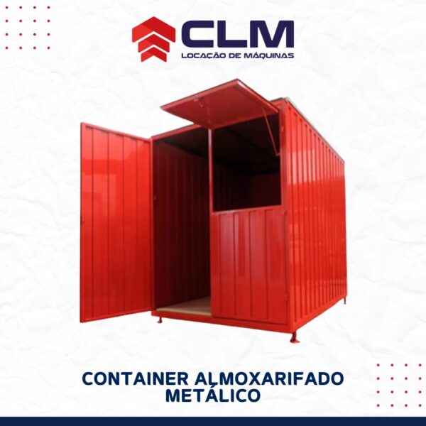 Locação de CONTAINER ALMOXARIFADO METÁLICO