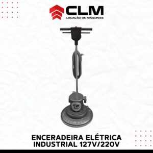Locação de Enceradeira elétrica industrial 127V/220V DC410 PLUS – DEEP CLEAN