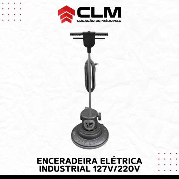 Locação de Enceradeira elétrica industrial 127V/220V DC410 PLUS – DEEP CLEAN