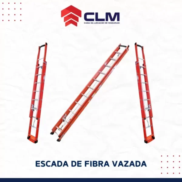 Locação de ESCADA DE FIBRA VAZADA