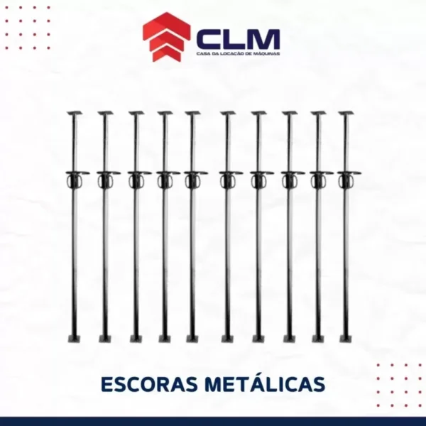 Locação de ESCORAS METÁLICAS