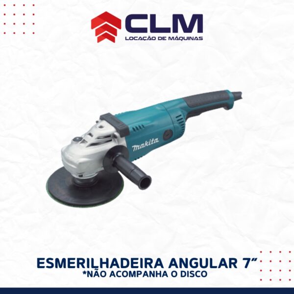 Locação de ESMERILHADEIRA ANGULAR 7”