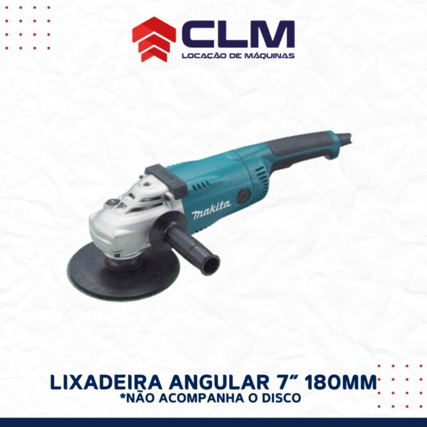 Locação de LIXADEIRA ANGULAR 7”