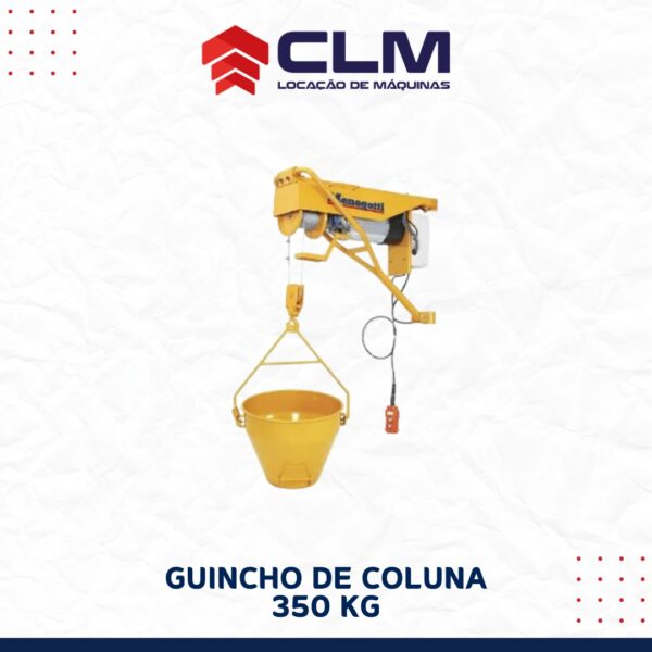 Locação de GUINCHO DE COLUNA – 350 KG