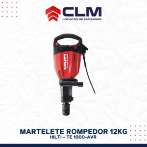 Locação de MARTELETE ROMPEDOR HILTI 12 KG TE1000 220V
