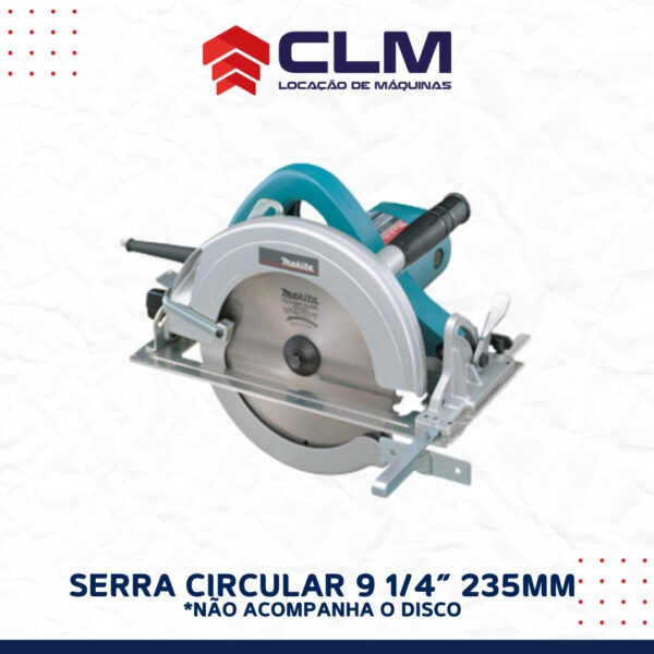 Locação de SERRA CIRCULAR 9 1/4”