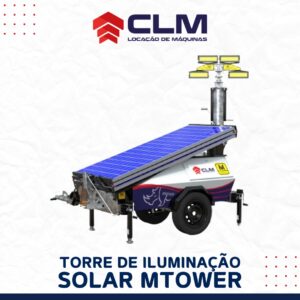Locação de TORRE DE ILUMINAÇÃO SOLAR MTOWER