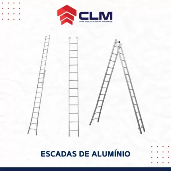 Locação de ESCADA DE ALUMÍNIO