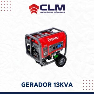 Locação de GERADOR A GASOLINA 13 KVA