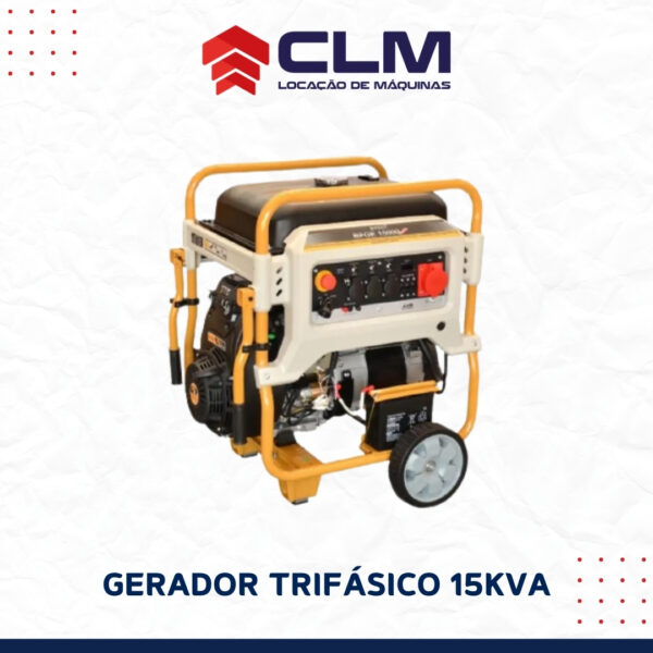 Locação de GERADOR TRIFÁSICO 380 VOLTS A GASOLINA