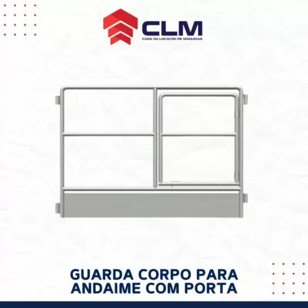 Locação de GUARDA CORPO COM PORTA