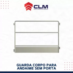 Locação de GUARDA CORPO SEM PORTA