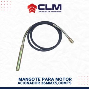 Locação de MANGOTE DE VIBRADOR DE CONCRETO PENDULAR PARA MOTOR ACIONADOR 36MMX5,00MTS
