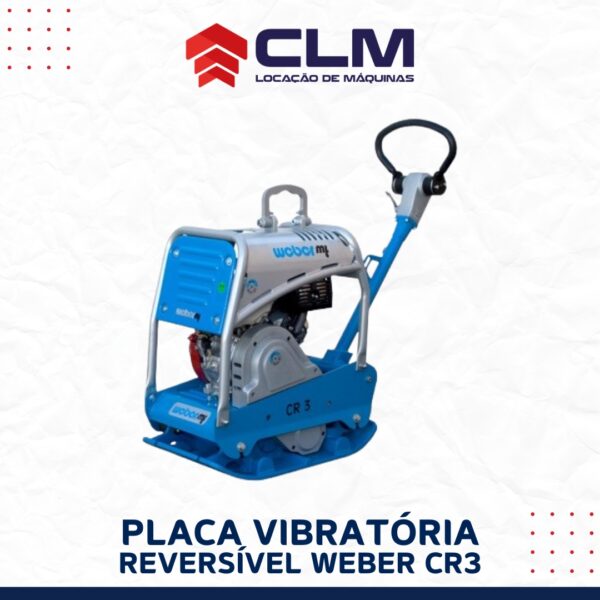 Locação de PLACA VIBRATÓRIA REVERSÍVEL CR 3 – WEBER
