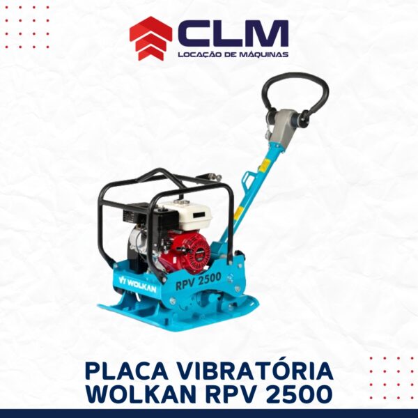 Locação de PLACA VIBRATÓRIA REVERSÍVEL RPV 2500