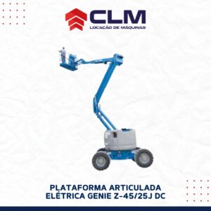 Locação de PLATAFORMA ARTICULADA ELÉTRICA GENIE Z-45 / 25J DC (GIRAFA)