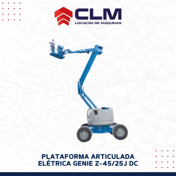 Locação de PLATAFORMA ARTICULADA ELÉTRICA GENIE Z-45 / 25J DC (GIRAFA)