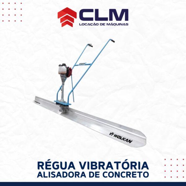 Locação de RÉGUA VIBRATÓRIA ALISADORA DE CONCRETO