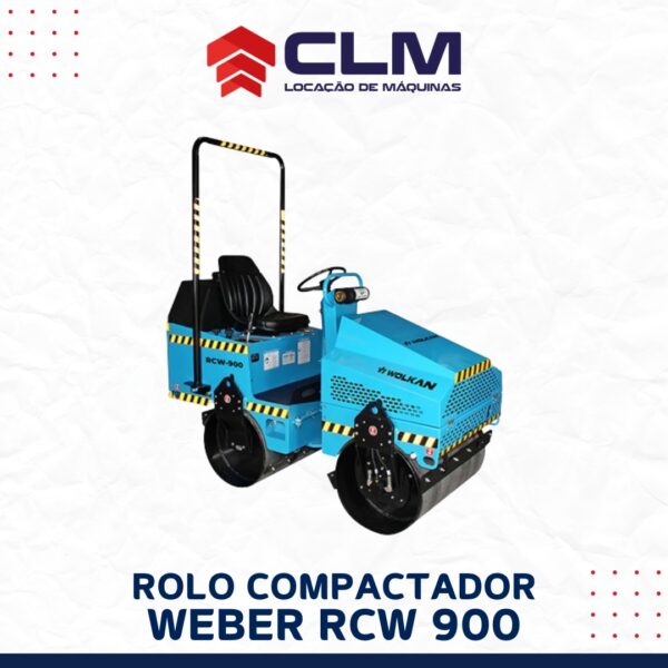 Locação de ROLO COMPACTADOR RCW 900 – WEBER