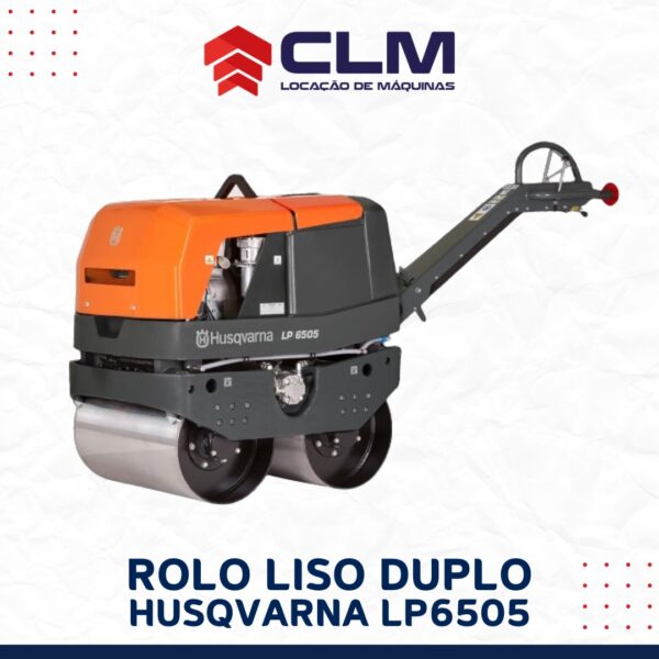 Locação de ROLO DUPLO HUSQVARNA LP 6505